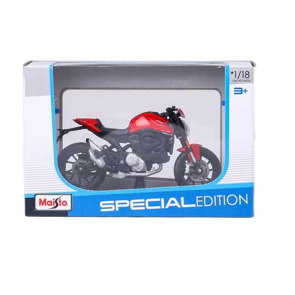 Ducati Monster, rosu, Maisto, 1/18 - imagine 3