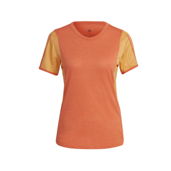 Tricou dama Adidas, maneca scurta, culoare portocaliu